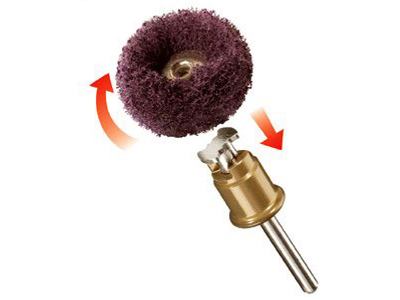 Dremel Speedclic Abrasive Buffs, Coarse And Medium