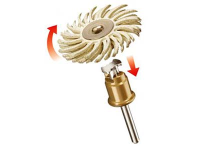 Dremel Speedclic Detail Abrasive   Brush, Medium 120 Grit - Standard Image - 2