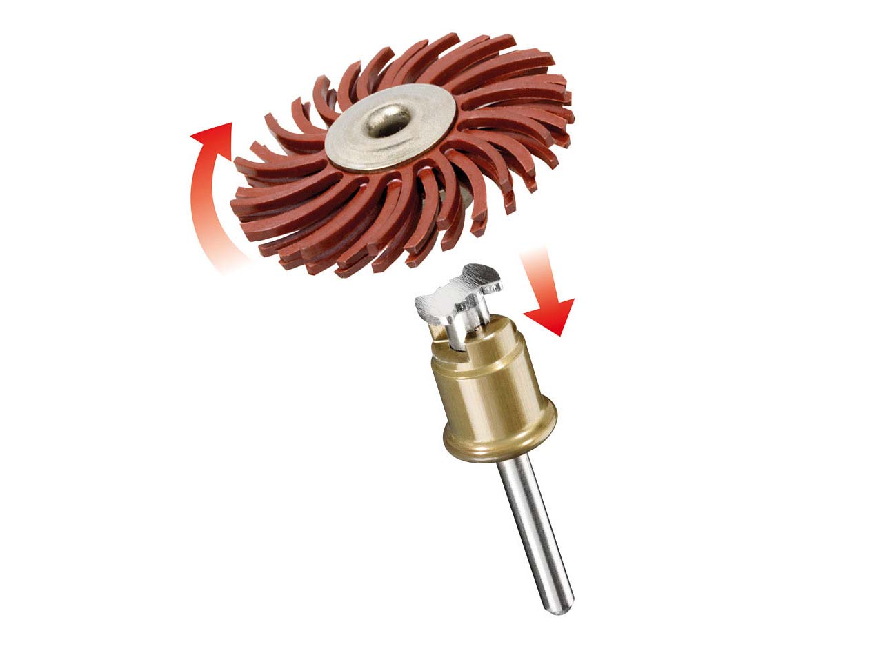 Dremel Speedclic Detail Abrasive Brush, Fine 220 Grit