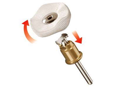Dremel Speedclic Polishing Cloth   Wheel - Standard Image - 2