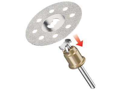 Dremel Ez Speedclic Diamond Cutting Wheel 38mm - Standard Image - 3