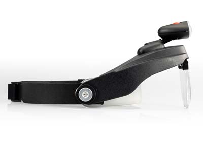 Headband Magnifier With Detachable LED Light - Standard Image - 2