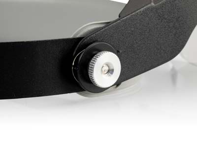 Headband Magnifier With Detachable LED Light - Standard Image - 4