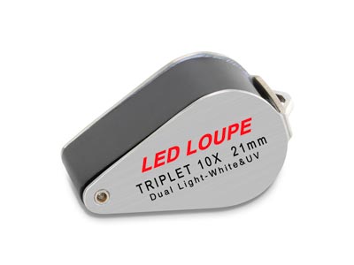 Loupe Led With UV Tester X10       Magnification - Standard Image - 4