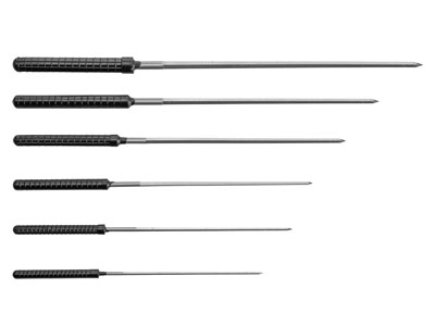 Broacher / Reamer File Set, Large, 1.2-3.0mm, Set Of 6 - Standard Image - 1