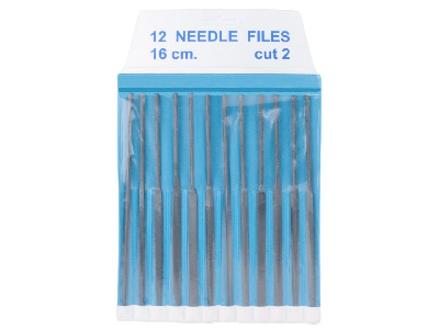Set Of 12 Needle Files, 16cm All   Cut 2 - Standard Image - 2