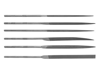 Superior Set Of 6 Needle Files Cut 0