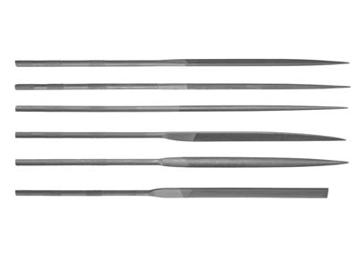 Superior Set Of 6 Needle Files Cut 4 - Standard Image - 1