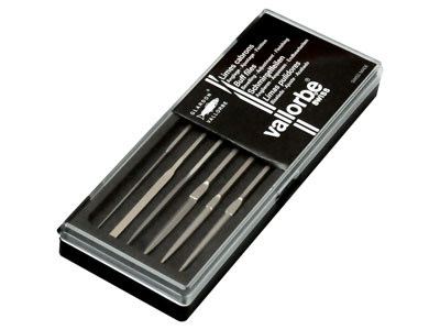 Vallorbe Escapement Buff Files, Set Of 6, 55mm/2'' - Standard Image - 2