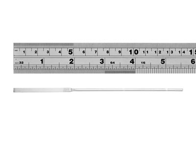 Vallorbe Escapement Buff Files, Set Of 6, 55mm/2'' - Standard Image - 8