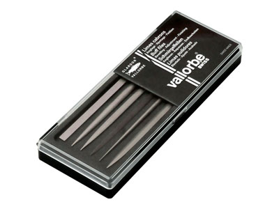 Vallorbe Needle Buff File, Set Of  6, 160mm/6'' - Standard Image - 2