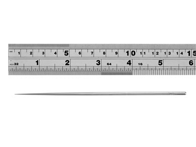 Vallorbe Needle Buff File, Set Of  6, 160mm/6'' - Standard Image - 9