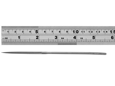 Vallorbe Escapement File, Three    Square, Cut 4 - Fine Grade - Standard Image - 5