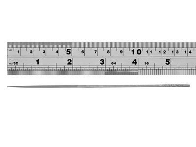Vallorbe Escapement File, Square,  55mm/2.2'', Cut 6 - Fine Grade - Standard Image - 5