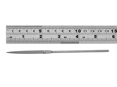 Vallorbe Escapement File, Half     Round, Cut 4 - Fine Grade - Standard Image - 6