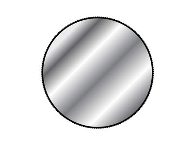 Vallorbe Parallel Round File,      150mm/6'', Cut 2 - Medium Grade - Standard Image - 2