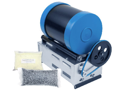 Barrel Tumbling Machine 3lb With   Metal Polishing Kit - Standard Image - 1