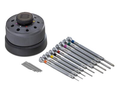 Bergeon Screwdriver Set 0.5mm-2.5mm With Spare Blades - Standard Image - 2
