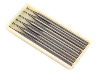 Burr Round No 1 1.0mm, Box Of 6 - Standard Image - 2