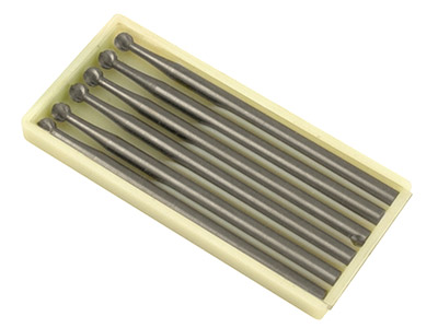 Burr Round No 1 1.6mm, Box Of 6 - Standard Image - 2