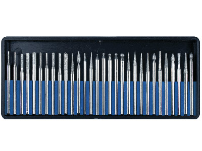 Value Diamond Burrs, Medium, Set Of 30 - Standard Image - 1