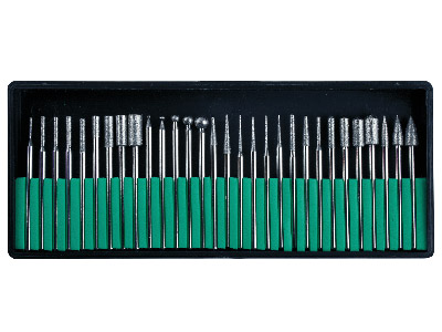 Value-Diamond-Burrs,-Large,-Set-Of-30
