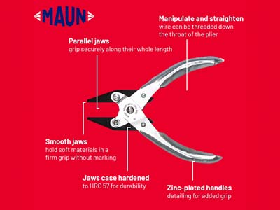 Maun Flat Nose Pliers 125mm/5