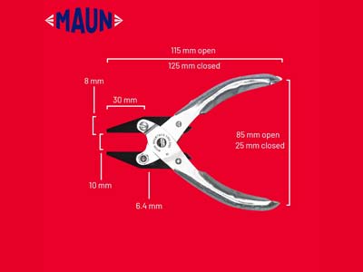 Maun Flat Nose Pliers 125mm/5