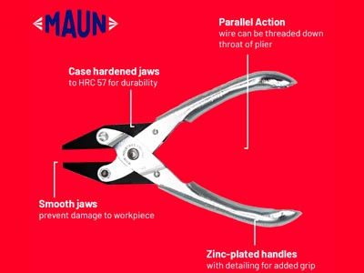 Maun Flat Nose Pliers 160mm/6.5