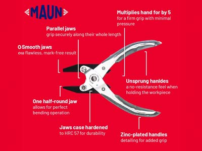 Maun Heavy Duty Ring Pliers        140mm/5.5