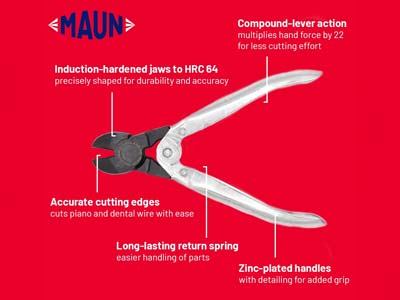 Maun Side Cutter Pliers 160mm/6.5