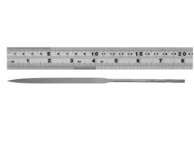 Vallorbe Needle File, Knife Edge,  200mm/8'', Cut 2 - Medium Grade - Standard Image - 7