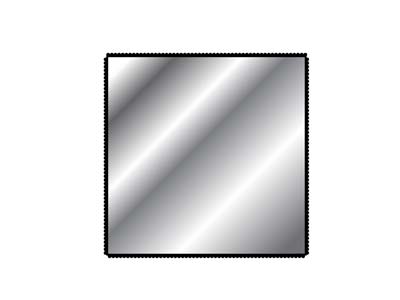 Vallorbe Needle File, Square,      200mm/8'', Cut 2 - Medium Grade - Standard Image - 2