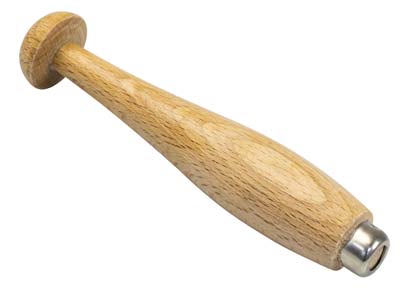 Wooden File Handle With Mushroom   End - Standard Image - 1