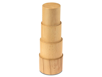 Wooden Oval Stepped Bracelet       Mandrel - Standard Image - 2