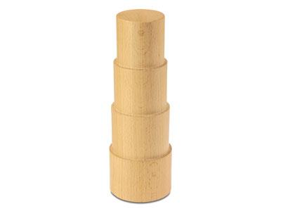 Wooden Round Stepped Bracelet      Mandrel - Standard Image - 2