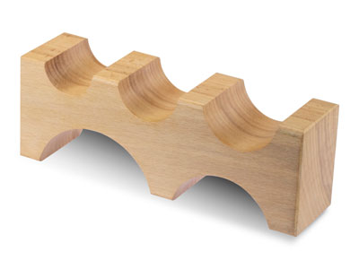 Wooden Bending Swage Block With 5  Nylon Mandrels - Standard Image - 3