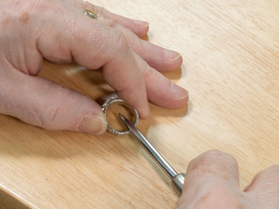 Slim Straight Burnisher With Handle - Standard Image - 2