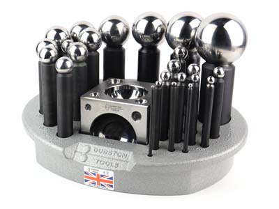 Durston 26 Piece Doming Set        Including Block And Carry Case - Standard Image - 3
