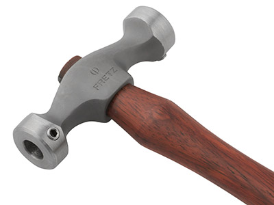Fretz Silversmithing Planishing    Hammer With 11 Nylon Inserts - Standard Image - 2