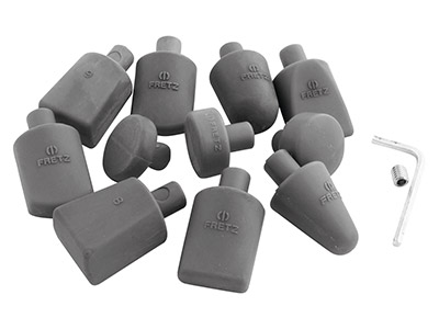 Fretz Silversmithing Planishing    Hammer With 11 Nylon Inserts - Standard Image - 5