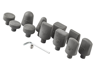 Nylon Inserts For Fretz Planishing Hammer Set Of 11 - Standard Image - 2