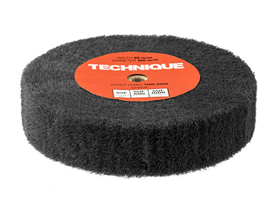 Technique™ Satin Finish      Wheel, Silicon Carbide, Medium,    100mm X 25mm - Standard Image - 2