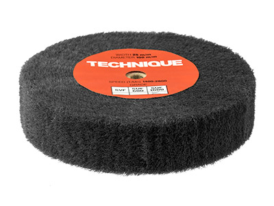 Technique™ Satin Finish      Wheel, Silicon Carbide, Very Fine, 100mm X 25mm - Standard Image - 2