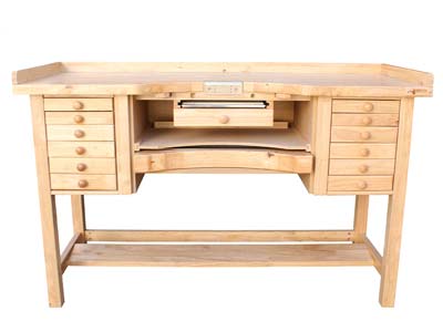 Durston Jewellers Goldsmiths        Hardwood Workbench, Superior Double