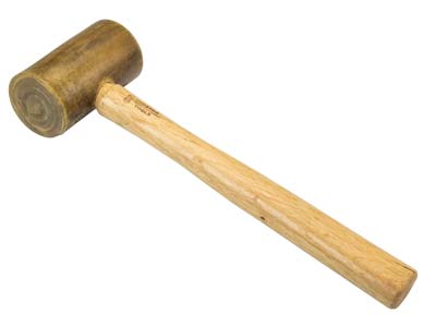 Durston Rawhide Mallet, Size 2,    50mm Head Diameter - Standard Image - 1