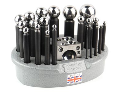 Durston 21 Piece Doming Set        Including Square Block And Carry   Case - Standard Image - 3