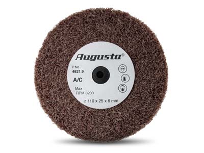 Satin Finish Buffing Wheel,        Coarse,110mm X 25mm - Standard Image - 2