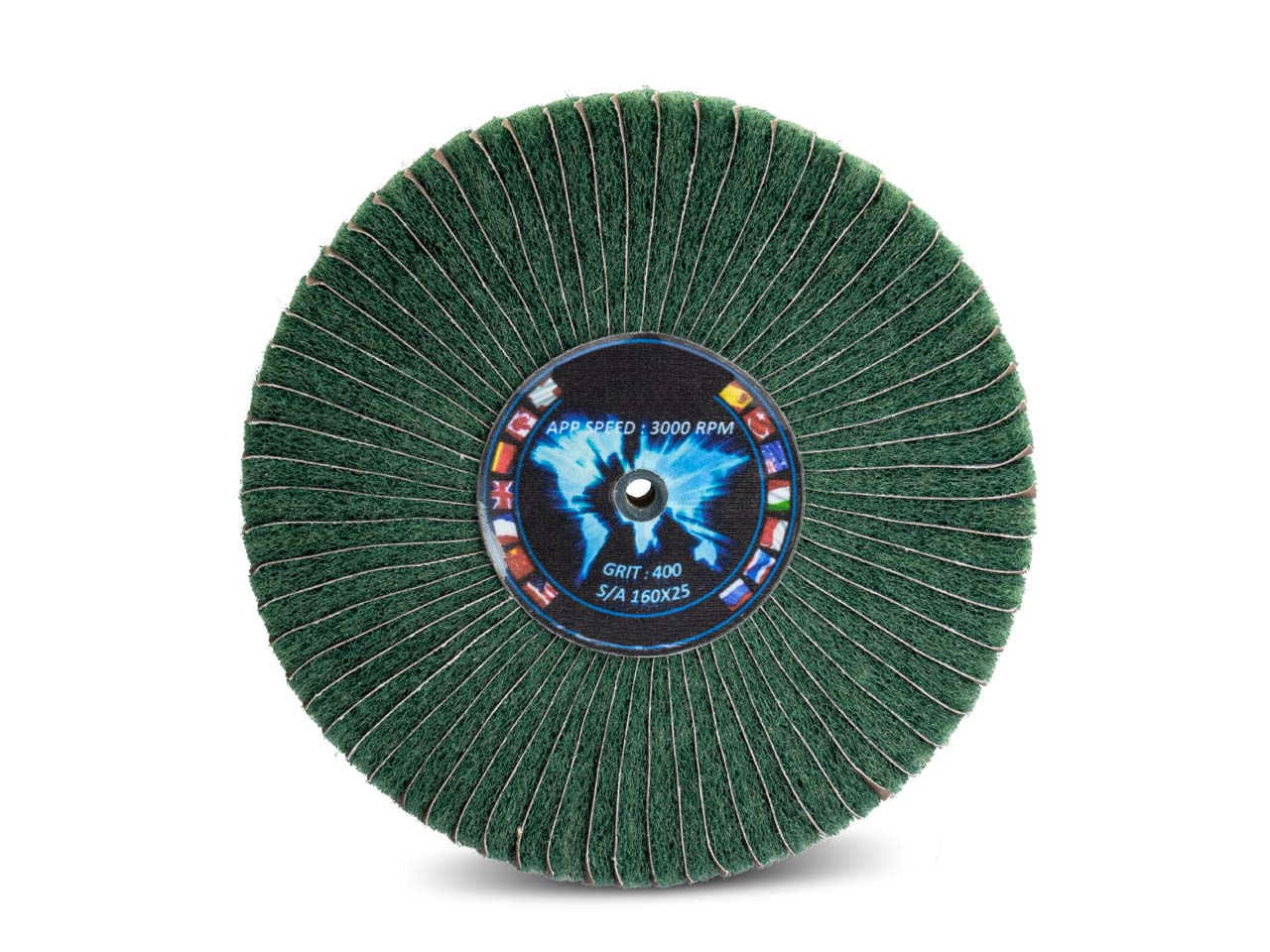 Emery Flap Wheel 400 Grit, 110mm