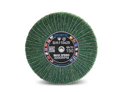 Emery Flap Wheel 150 Grit, 110mm - Standard Image - 2